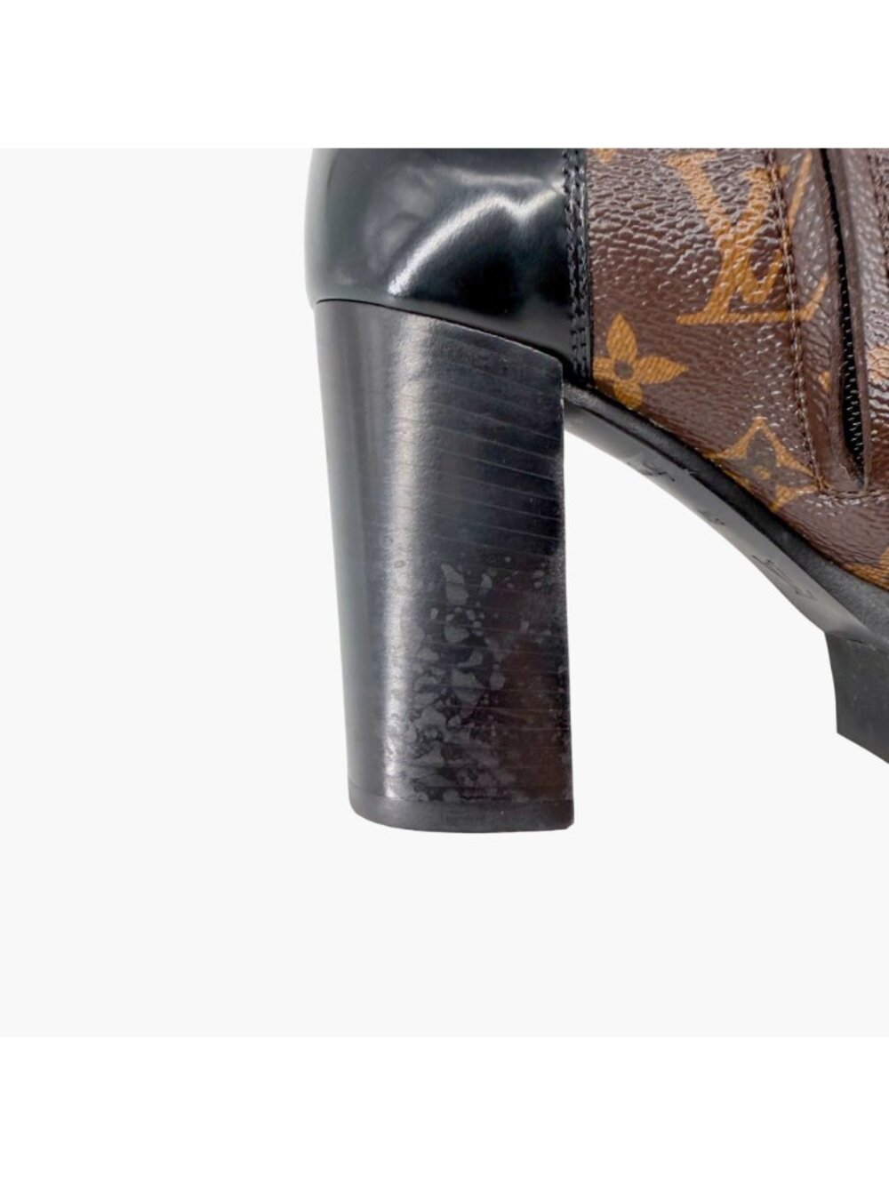 Louis Vuitton Star Trail Combat Boots LV Monogram Brown Size 38.5 US 8.5 Women's - Picture 12 of 15